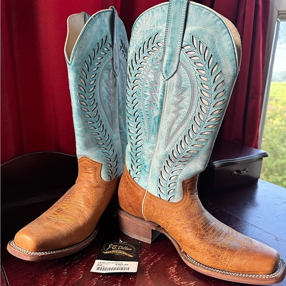 J B Dillon Cowboy Boots NWT